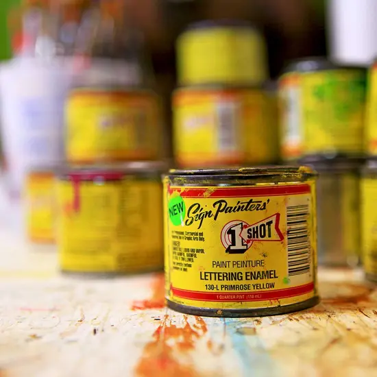 Basic 18 Color Enamel Kit, 1/4 Pint plus Custom Shop 6-Piece Master Pinstriping Brushes {4}