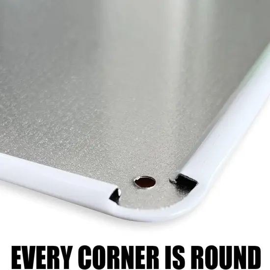 Vintage Stay Positive Skull Sign Metal {3}