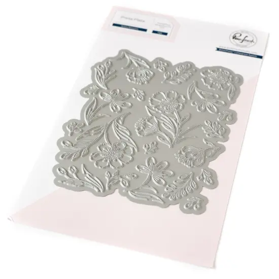 Pinkfresh Studio Press Plate-Breezy Blossoms {1}