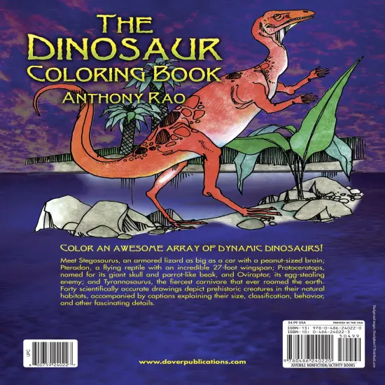 The Dinosaur Coloring Book-Softcover {3}