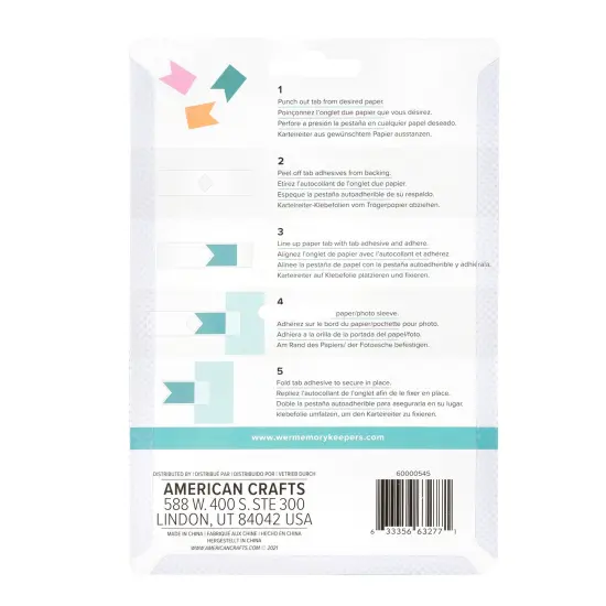 We R Tab Punch-Flag {4}