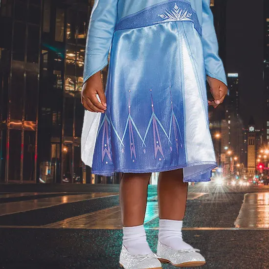 Baby Classic Disney Frozen 2 Elsa Traveling Dress Costume {3}