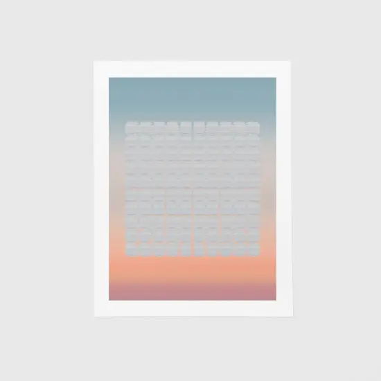 Tropical Sunset Panel Grid {3}