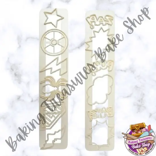 Superhero Tappit Fondant cutter {2}