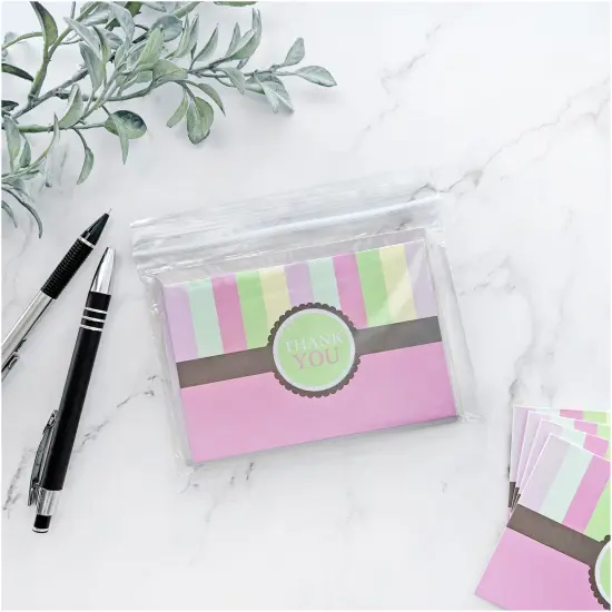 Plymor 6" x 4", 2 Mil Zipper Reclosable Plastic Bags {4}