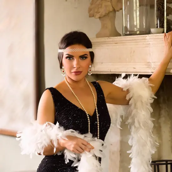 Roaring 20's Clip On Costume Earrings {7}