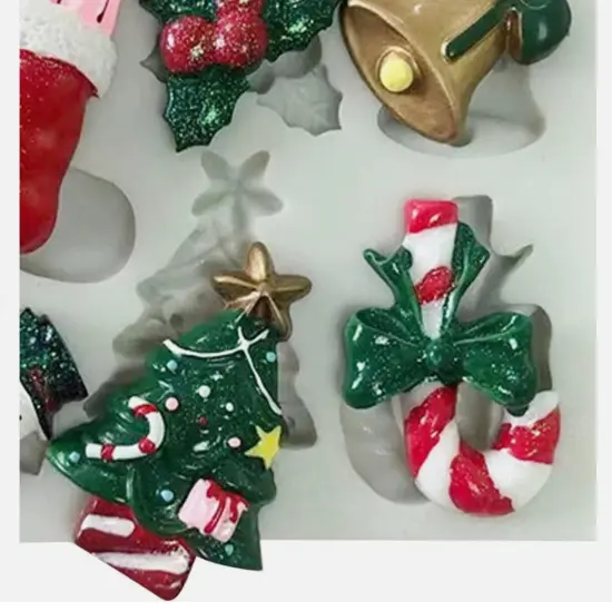 Christmas Silicone Mold Six Cavity {6}