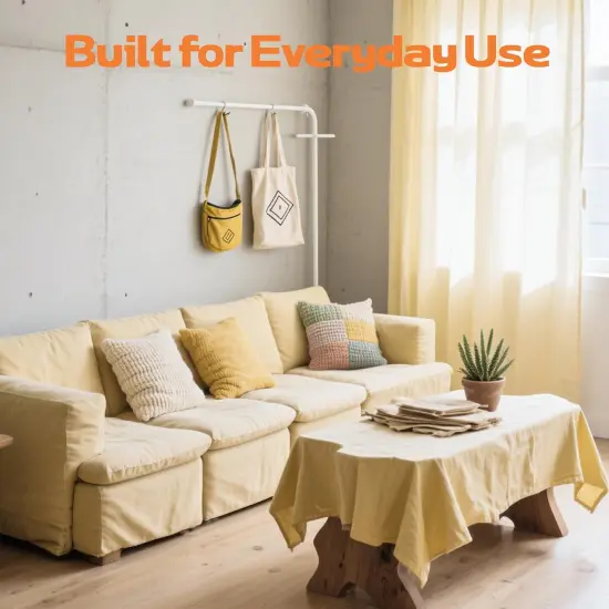 Canvas Fabric, Duck Canvas Fabric, 60'' Wide for Arts & Crafts, Painting (Natural, 1 Yard) {5}