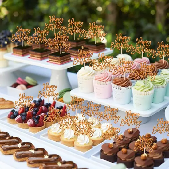 Glitter Cupcake Toppers {5}