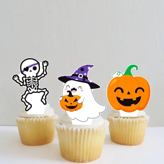 Hallooween Cupcake Toppers {6}
