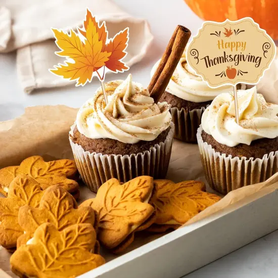 Thanksgiving Cupcake Toppers {3}
