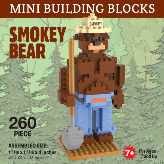 Mini Building Blocks - Smokey Bear {1}