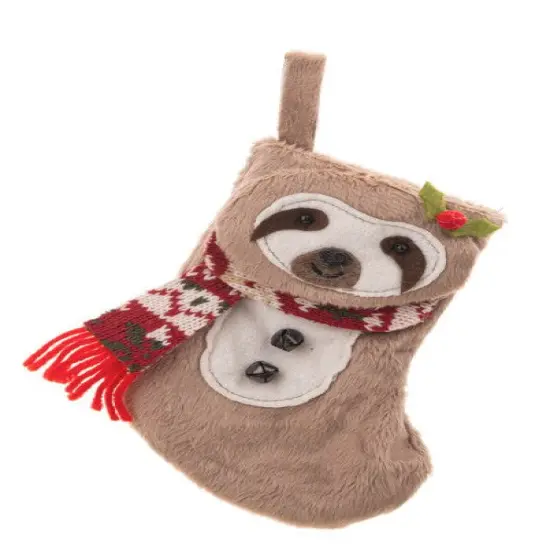 Mini Stocking Gift Card Holder - Sloth {1}