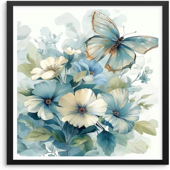 Paint by Numbers for Adults Beginners Paint by Number Kit Butterfly, DIY Acrylic Paint by Numbers Kits Flowers Colorful Paintworks Artwork for Adults Beginner {5}