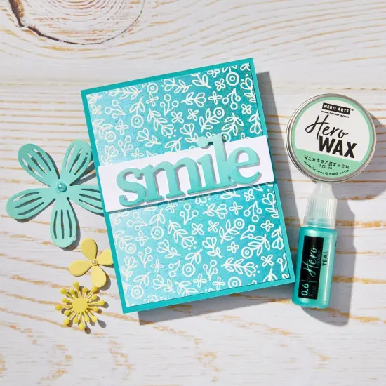 Hero Arts Cling Stamps 6"X6"-Whimsy Floral {3}