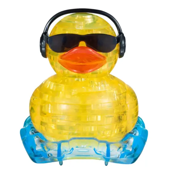 BePuzzled 3D Crystal Puzzle-Yellow Rock'n Duck {4}