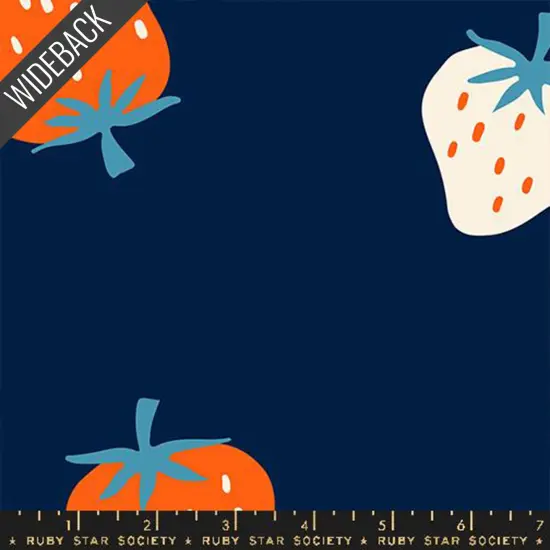 Strawberry Wideback (108 Inch) in Navy (rs3089 13) | Strawberry | Kimberly Kight | Ruby Star Society {1}