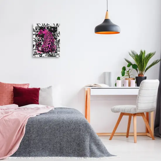 Stupell Industries Urban Graffiti Leopard Canvas Wall Art Design by Svetlana Aleynikova {2}