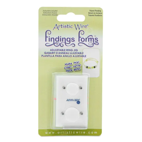 Artistic Wire Findings Forms, Adjustable Rings, 1 pc {1}