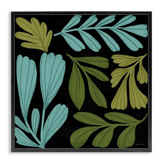 Stupell Industries Varied Leaves Collage Framed Giclee Wall Art Design by Cheryl Warrick {1}