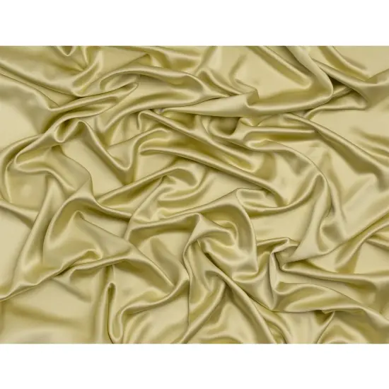 1 Yard Linden Green Silk Crepe Back Satin Soft Smooth Elegant Sewing Fabric for Formal Wear 44 inch Width {3}