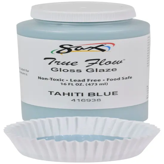 Sax Gloss Glaze, Tahiti Blue, 1 Pint {4}