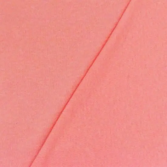 Watermelon Pink Solid Stretch 1x1 Rib Knit Fabric By the Yard {4}