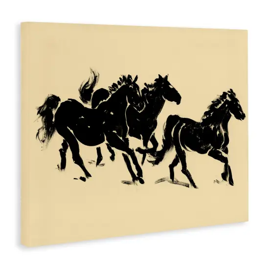 Stupell Industries Horses in Motion Run Canvas, design by Victoria Barnes {3}