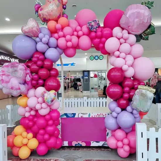 Pink Blue Purple Balloons, Pink and Purple Balloon(Pink Purple Blue) {5}