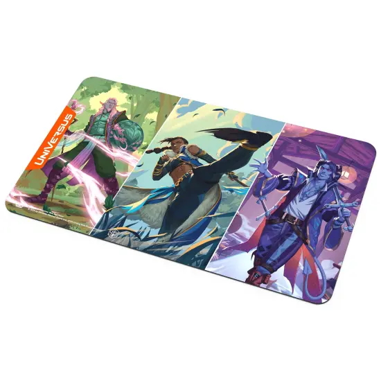 UniVersus: Critical Role: Heroes of Exandria - Caduceus, Beauregard & Mollymauk of The Mighty Nein Playmat - 24x14", Neoprene, Tabletop Game Accessory {5}