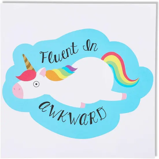 Unicorn Stickers for Decorating Laptops, Water Bottles (6 Designs, 6 Pack) Multicolor {6}