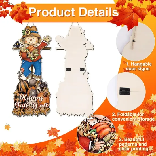 Home Door Sign Large Scarecrow Door(Scarecrow) {2}