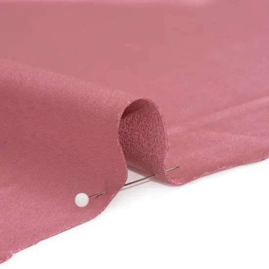 1 Yard Polignac Pink Silk Crepe Back Satin Soft Smooth Elegant Sewing Fabric for Bridal Wear 44 inch Width {2}