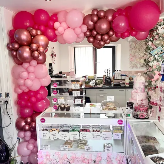 Pink Balloons Garlands Arch Kit (Hot Pink Pastel Pink) {6}