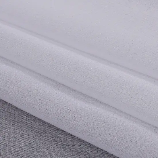 1 Yard Silk Chiffon Solid Bright White Fabric Lightweight 44 Inch Width {4}