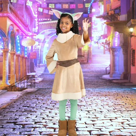 Girls Grogu Costume Star Wars Dress Headband {1}