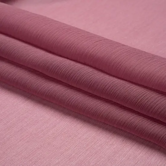 1 Yard Crushed Berry Crinkled Silk Chiffon Sheer Draping, 43 Inches Wide {4}