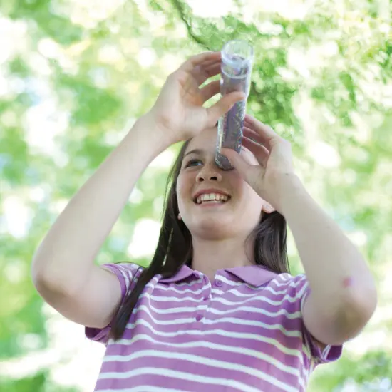 4M: KidzLabs: Kaleidoscope Making Kit - DIY 9.8" Optical Light Physics Toy, Mystic Glow, Colorful Geometric Patterns, All-In-1 STEM Craft Set, Kids 8+ {7}