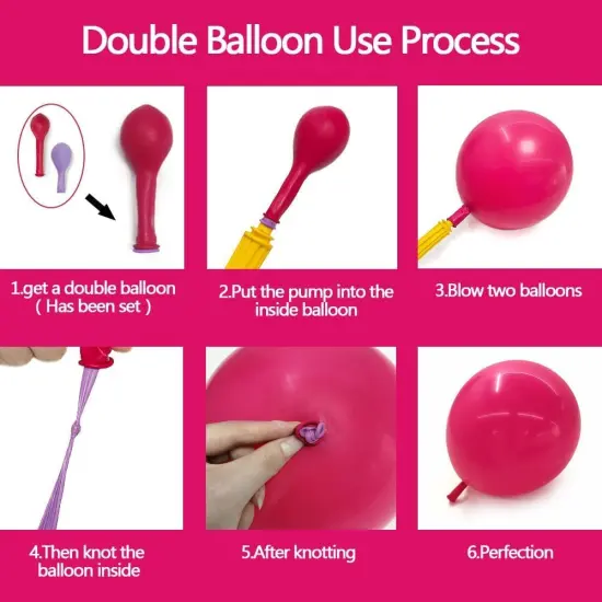 Hot Pink Balloon Arch Kit (Hot Pink Shade) {3}