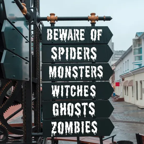 36 Pcs Halloween Letter Stencils(Style 4, 3 Inch) {5}