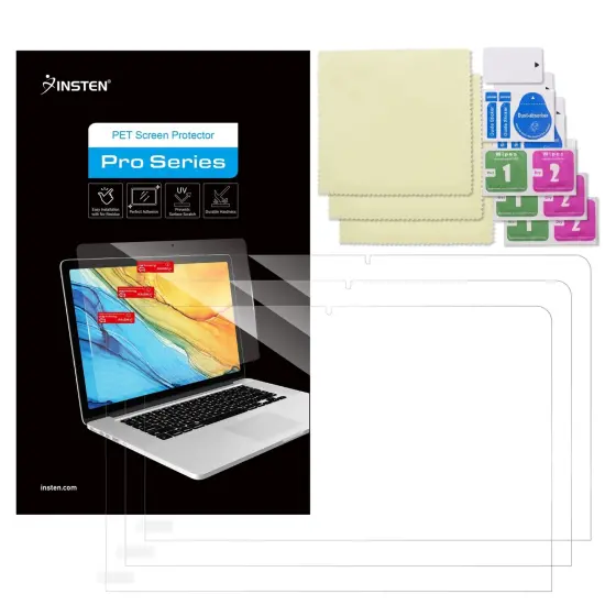 3 Pack Screen Protector, Compatible with MacBook Pro 16" (Thunderbolt 3/USB C) 2019/2020 release A2141 (Clear) {4}