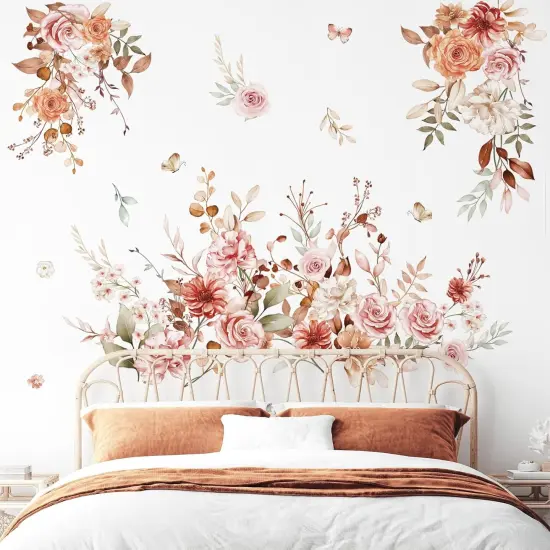 Hanging Flower Vine Wall Decals Stickers {2}