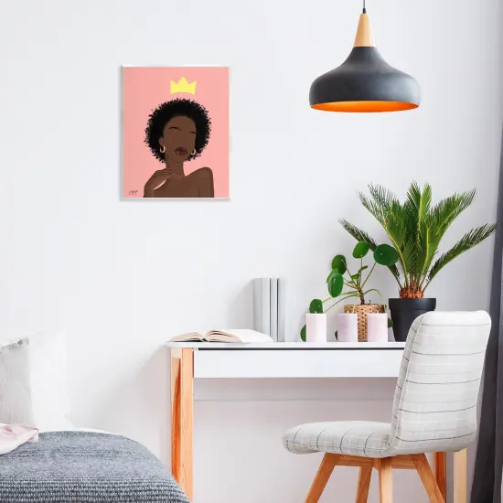 Stupell Industries Pink Aliza Portrait Wall Plaque, design by Sierra Siler {2}