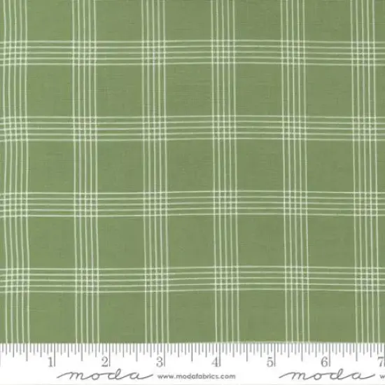 Nantucket Summer Grass Plaid Checks Plaids 44"/45" Fabric Per Yard {1}
