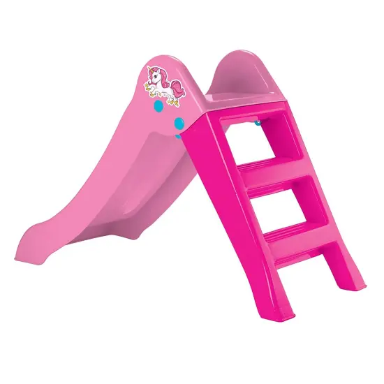 Dolu: My First Slide: Unicorn & Pink - Indoor/Outdoor Toy, Foldable Slope, 2 Step Ladder, Durable Plastic, Playground Equipment, Toddlers Kids Ages 2+ {4}