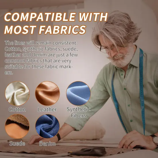 Fabric Chalk Markers -Erase Tailor&rsquo;s Chalk (Red & Blue & White) {5}