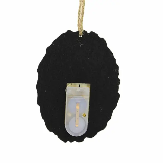 Ganz 4.5 Inch Halloween Light Up Ornament Halloween Tree Ornament , Halloween Decor Haunted Witch Bone Spider BAD {2}