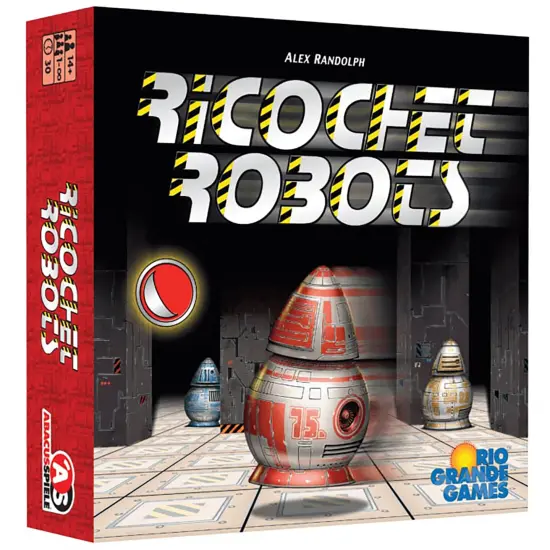 Rio Grande Games: Ricochet Robots - Abstract Strategy Board Game, Moving Robots, Find The Shortest Route, Party Game, Ages 14+, 1-100 Players {1}