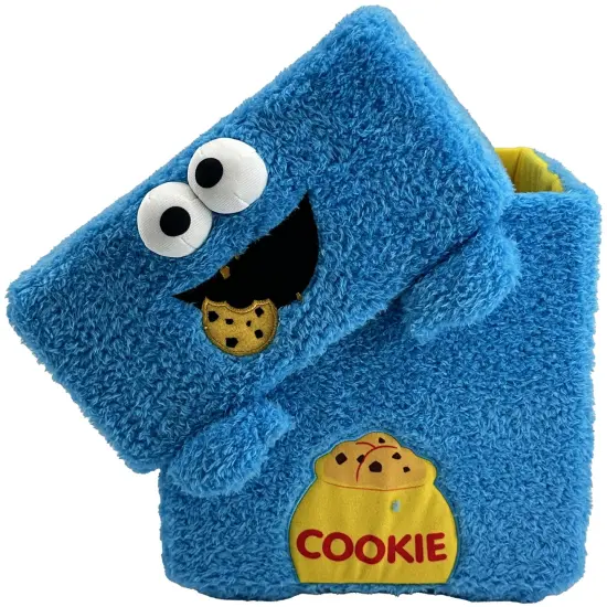 Sesame Street: Storables 8" Box - Cookie Monster - Character Themed Bin, Fabric Storage Container, Opening Top Lid, Holds Toys, Books & More, Licensed {5}