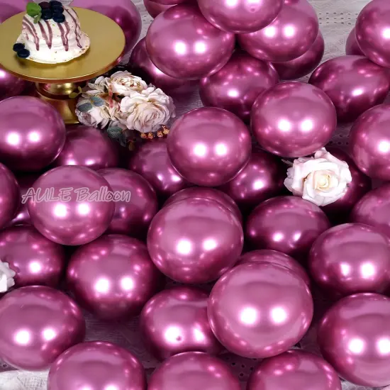 Metallic Hot Pink Balloons (	Hot Pink ) {5}